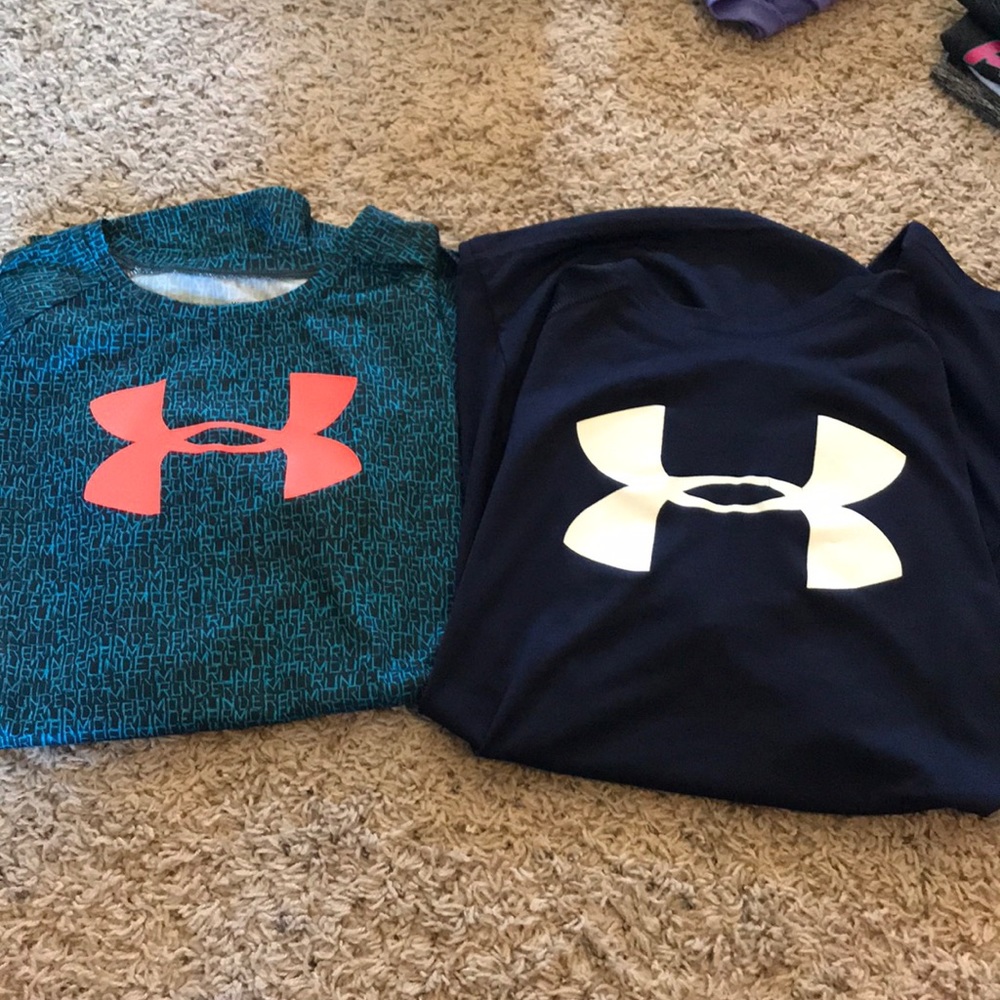 girls large underarmour tops NWOT